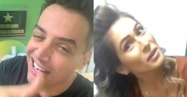 Leo Dias tira onda com look de Lívia Andrade no Fofocalizando: ”Secretária executiva?”