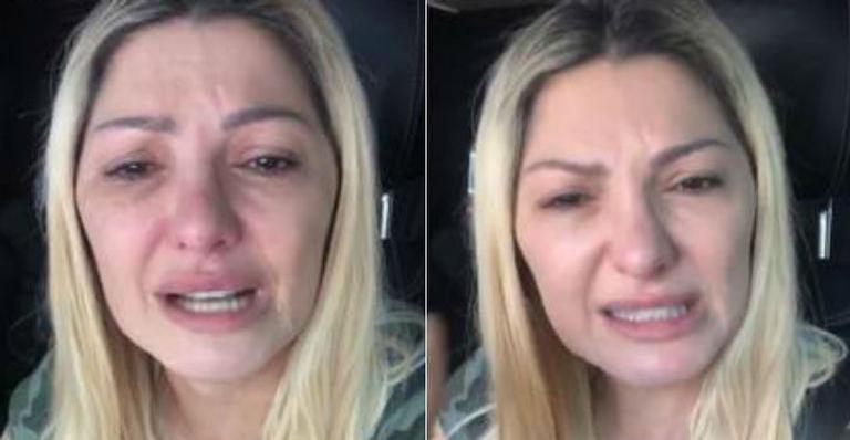 Antonia Fontenelle chora ao ganhar processo contra as filhas de marido falecido, Marcos Paulo