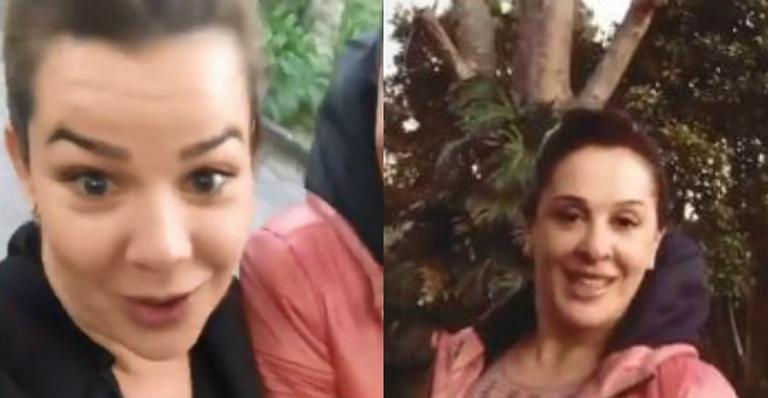Fernanda Souza curte viagem com Claudia Raia e se surpreende com look da musa