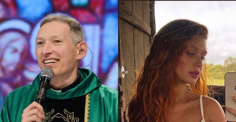 Marina Ruy Barbosa lamenta acidente com Padre Marcelo Rossi