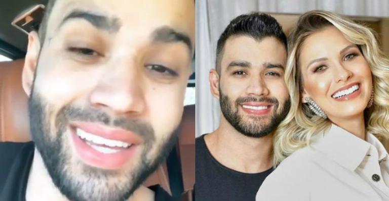 Gusttavo Lima se surpreende e revela dieta de Andressa Suita nas redes