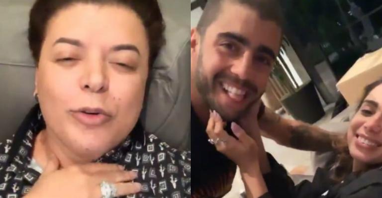 Em Los Angeles, David Brazil grava ‘momento’ de Anitta e Pedro Scooby e comenta: ”Não aguento mais”