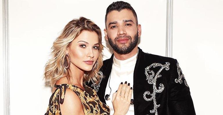 Andressa Suita usa look customizado de R$ 24 mil em show de Gusttavo Lima