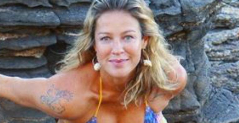 Mãe de três, Luana Piovani mostra corpão em clique de biquíni e fãs elogiam: ”Beleza natural”