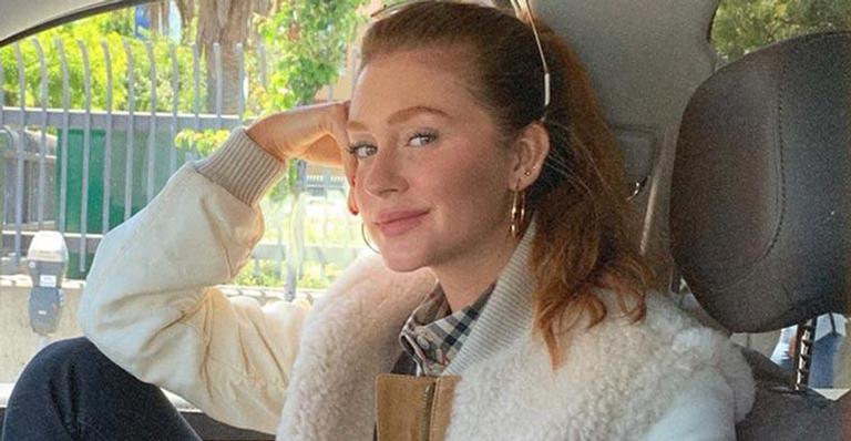 Marina Ruy Barbosa exibe a barriga sarada e recebe elogio do marido