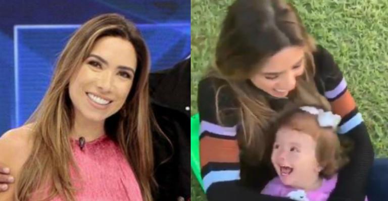 Mamãe coruja! Patricia Abravanel curte fim de tarde com a filha, Jane, e fofura encanta fãs