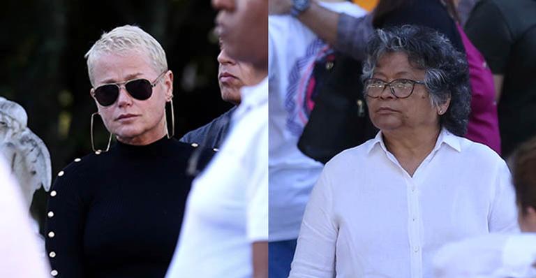 Xuxa e Marlene Mattos vão ao velório de ex-diretor da Globo