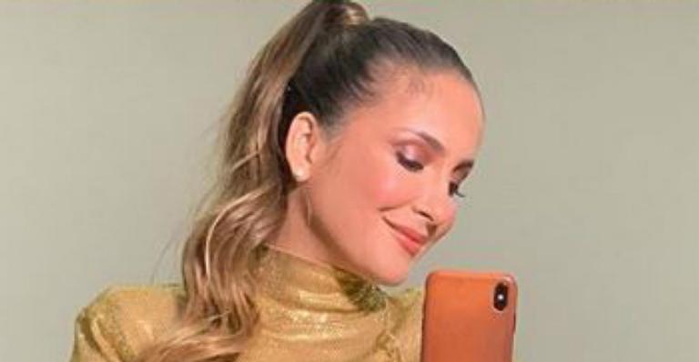 Com barrigão no limite, Claudia Leitte revela look perfeito para a reta final da gestação