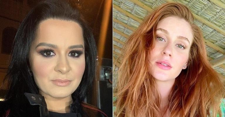 Maraisa posa com cabelo ruivo e brinca: ”Se cuida Marina Ruy Barbosa”