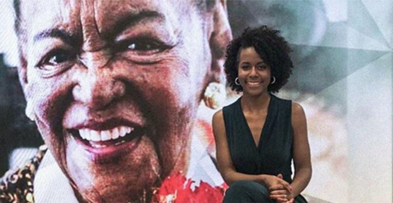 Em sua estreia no Fantástico, Maju Coutinho exalta Ruth de Souza
