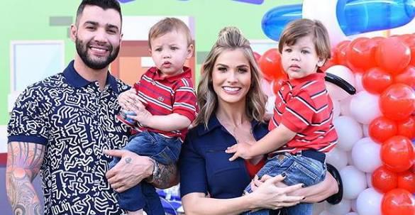 Andressa Suita mostra filhos se divertindo com a avó: “Vale ouro”