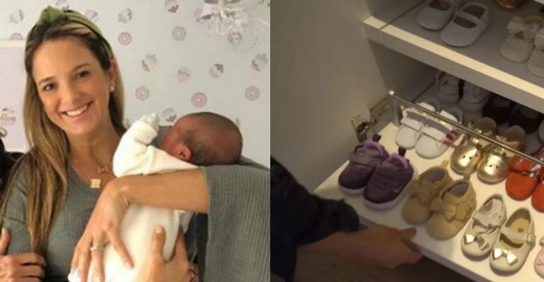 Tici Pinheiro faz tour por closet luxuoso da bebêzinha e surpreende fãs com peças grifadas
