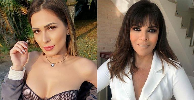 Lívia Andrade e Mara Maravilha se jogam no chão em briga no Fofocalizando