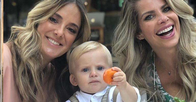 Ticiane Pinheiro dá presente de grife para Enrico Bacchi