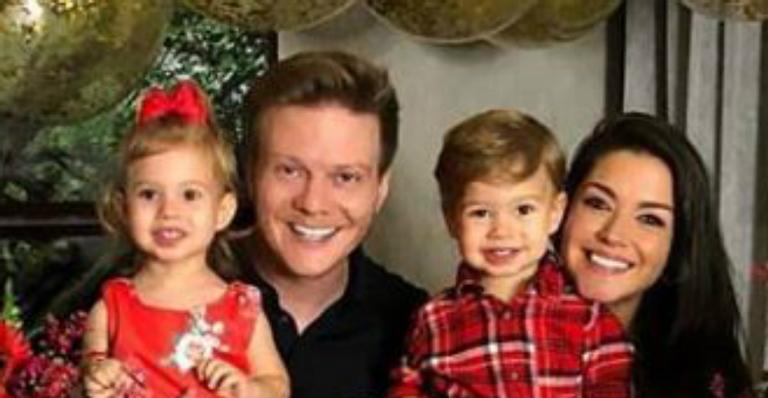 Thais Fersoza e Michel Teló fazem festa singela para celebrar aniversário dos filhos