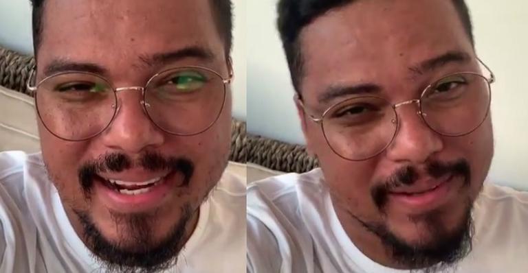 Vocalista do Sorriso Maroto aparece após cirurgia e fala de retorno aos palcos