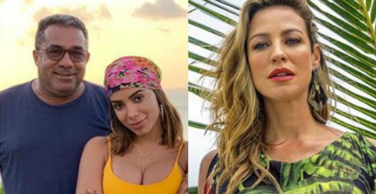 Pai de Anitta se irrita com perguntas sobre Luana Piovani e dá opinião sobre atriz