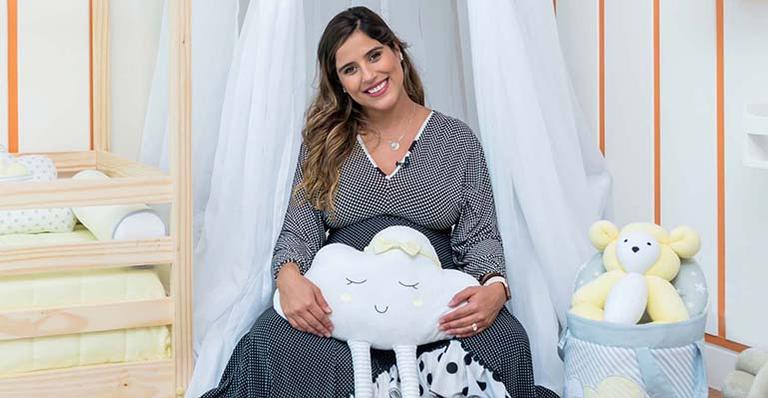 Camilla Camargo mostra a decoração do quarto de bebê do filho, Joaquim