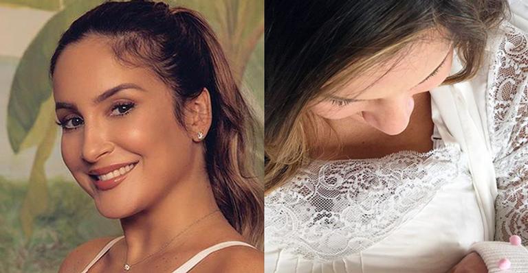 Claudia Leitte publica a primeira foto da filha recém-nascida, Bela
