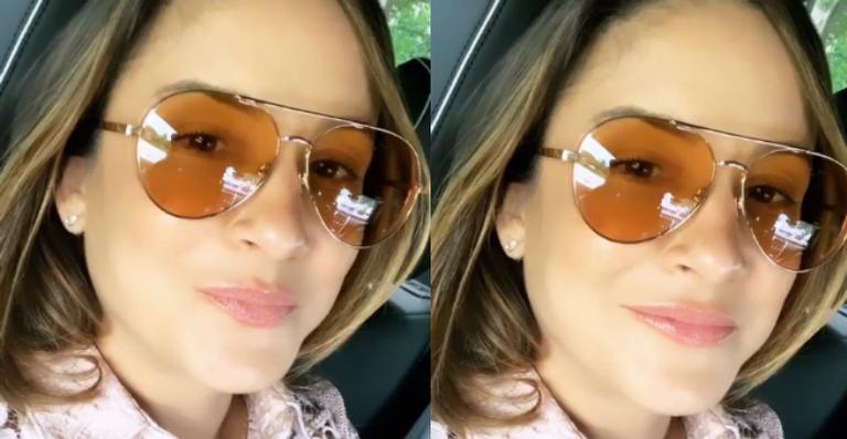 Claudia Leitte deixa a maternidade com a primeira filha, Bela