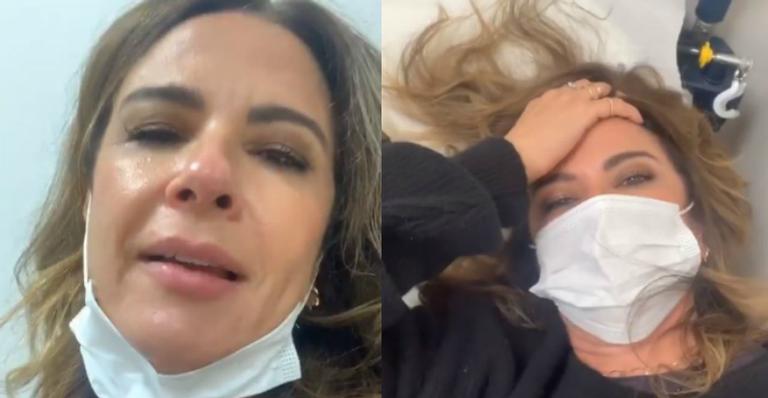 Luciana Gimenez se machuca e vai direto para hospital após gravações