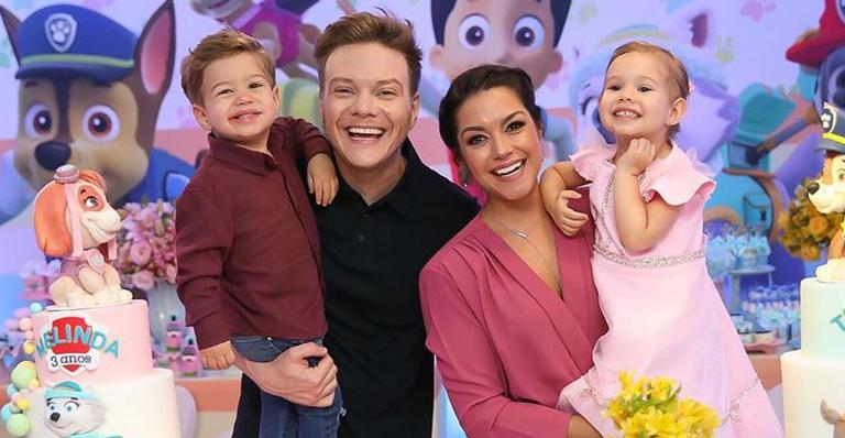 Thais Fersoza compartilha momento fofo entre os filhos e encanta seguidores: ”Fofurice matinal”
