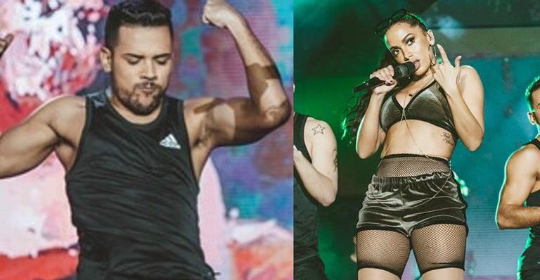 Dançarino de Anitta é flagrado com enorme volume na calça durante show e explica motivo