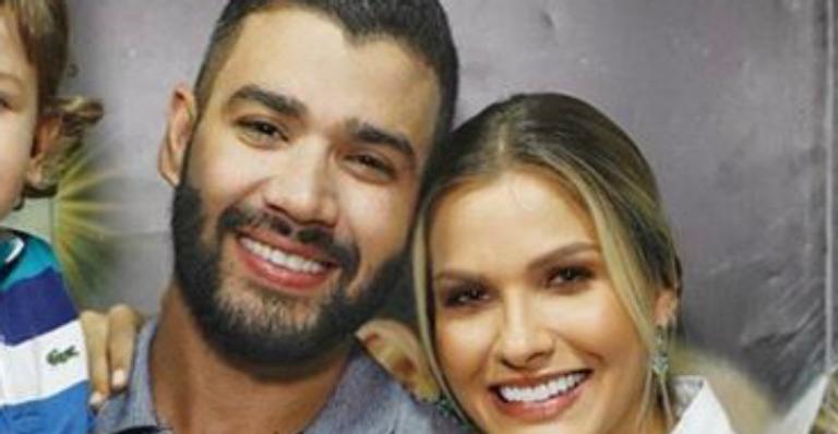 Gusttavo Lima mostra caçula todo lambuzado durante jantar e fofura derrete fãs
