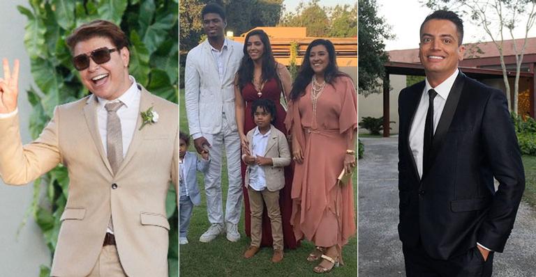 Famosos vão ao casamento de Mumuzinho e Thainá Fernandes no Rio