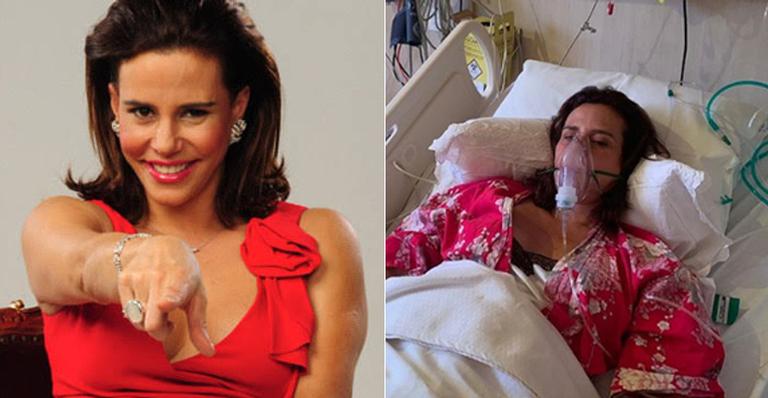 Narcisa Tamborindeguy surge entubada em foto e choca fãs: ”A vida é um sopro”