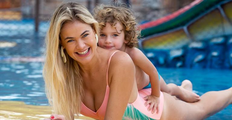 Thais Pacholek vive momentos inesquecíveis com o filho: ”É um parceirão”