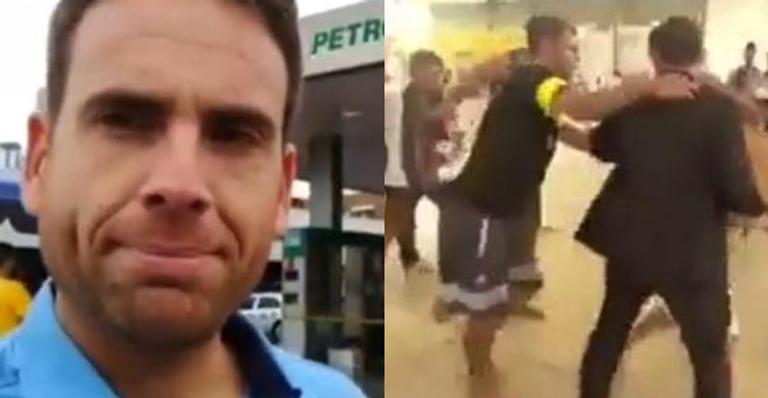 Repórter da Record TV quase é esfaqueado em reportagem: ”O facão passou próximo”