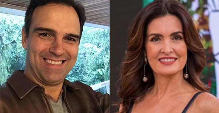 Tadeu Schmidt revela flagra inusitado de Fátima Bernardes: ‘Subiu num caixotinho’