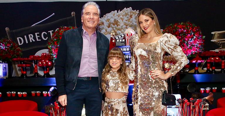 Ticiane Pinheiro e Roberto Justus fazem festa luxuosa para a filha, Rafaella