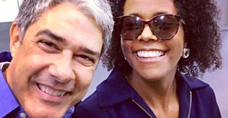 William Bonner manda recado especial na despedida de Maju Coutinho
