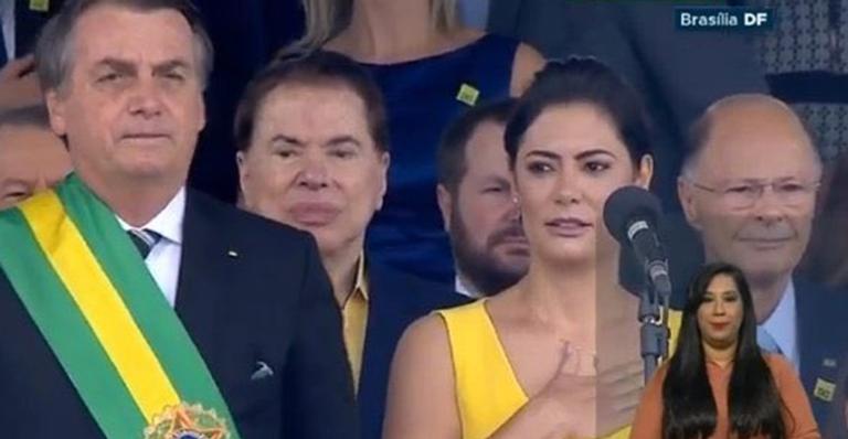 Líderes de canais de TV acompanham desfile de 7 de setembro ao lado de Jair Bolsonaro