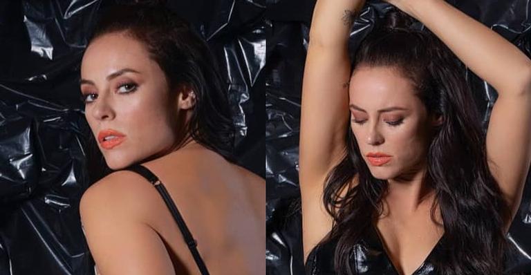 Paolla Oliveira causa com calça transparente e top deixando bumbum imenso à vista