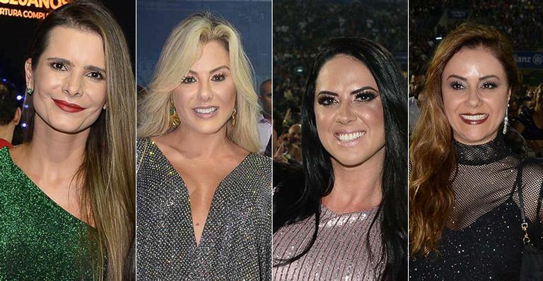Esposas dos sertanejos apostam em looks extravagantes para a gravação do Amigos