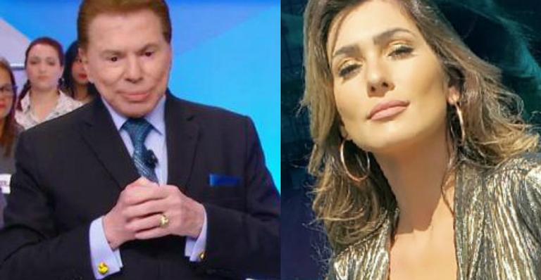 Silvio Santos se empolga e espia decote de Lívia Andrade: ”Vem aqui só pra me provocar”