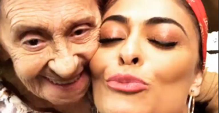Laura Cardoso começa a gravar A Dona do Pedaço com Juliana Paes