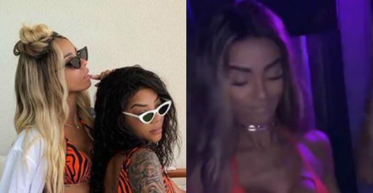 Ludmilla flagra namorada dançando de biquíni em festa e fica boquiaberta: ”Calor”