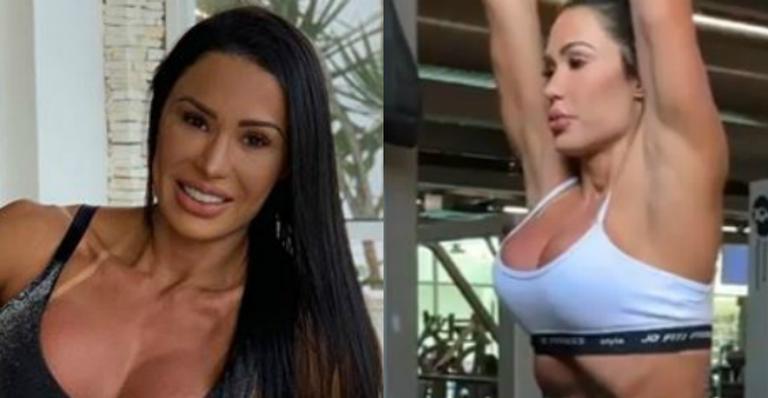 Gracyanne Barbosa deixa seguidores boquiabertos ao exibir abdômen riscado
