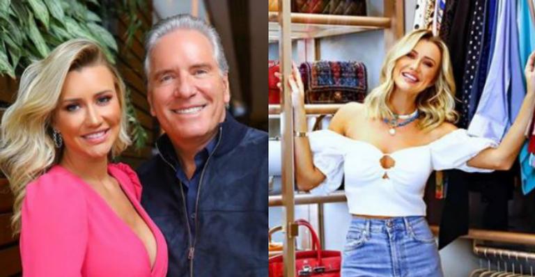 Esposa de Roberto Justus deixa seguidores perplexos ao revelar closet grifado: ”Parece uma loja”