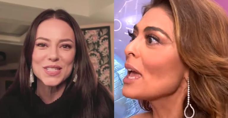 Juliana Paes se pronuncia sobre possível desentendimento com Paolla Oliveira: ”O sucesso avassalador abre brechas”