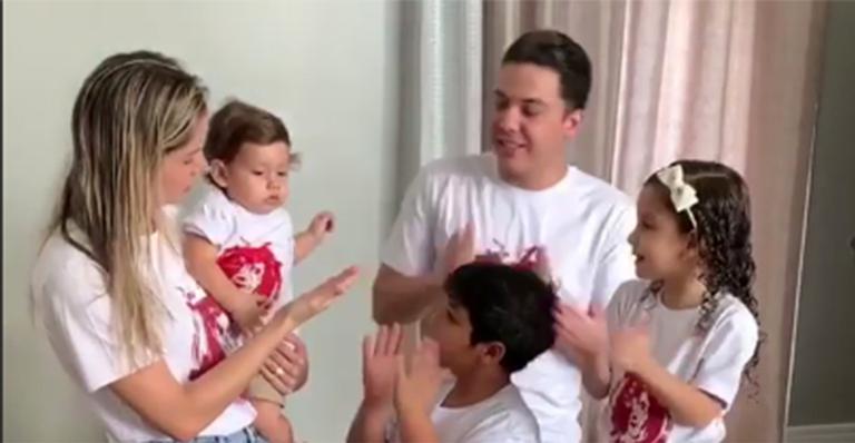 Wesley Safadão faz festa simples no primeiro aniversário do filho caçula