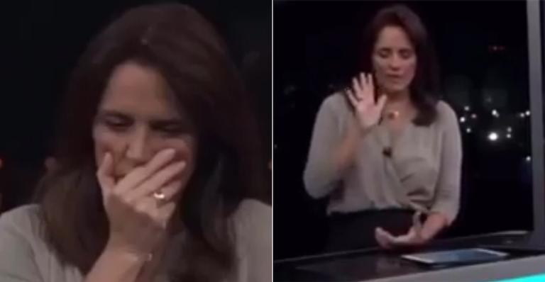 Após chorar ao vivo, jornalista da TV Globo se explica: ”Um dos dias mais difíceis pra mim”