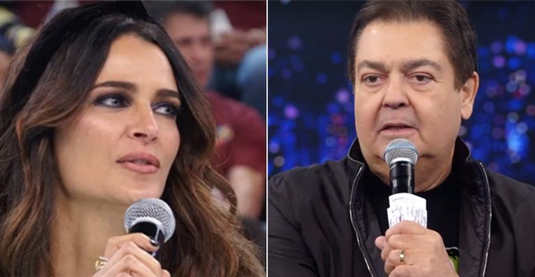 Faustão dá resposta sincera após modelo fazer proposta cordial no ‘Domingão’