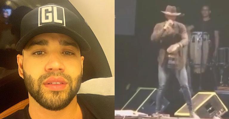 Gusttavo Lima expõe imagens para explicar decisão drástica em show: ”Não temos o controle”