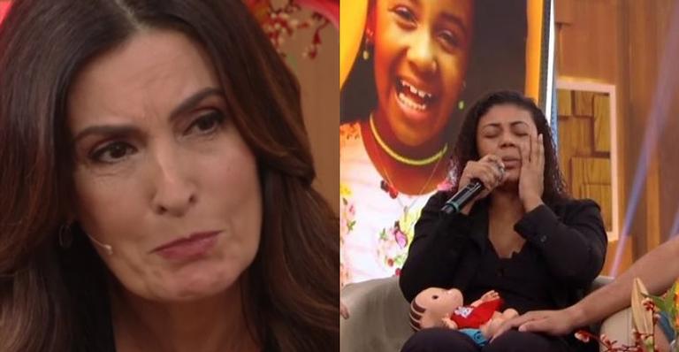 Fátima Bernardes justifica presença dos pais de Ághata em seu programa: ”É um choque”