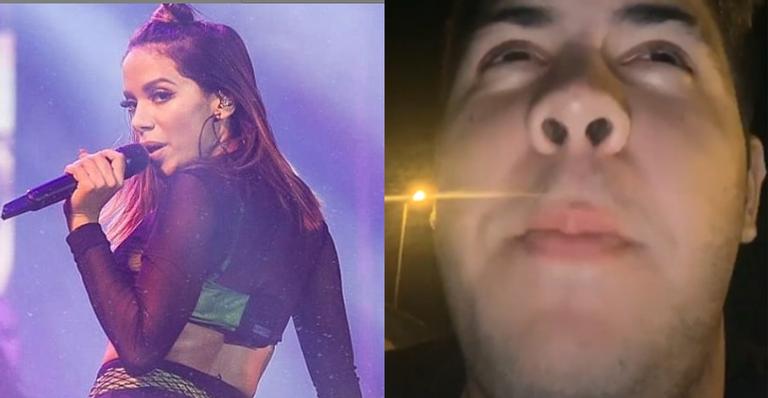 Anitta se envolve em confusão com influenciador que diz ter sido expulso de camarim